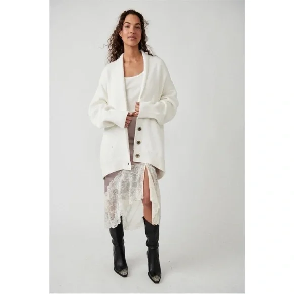 NWOT Free People Chamomile Cardi - Picture 4 of 15